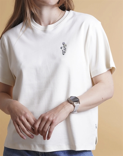 Elsk - Untamed Flora Interlock T-shirt - Off White